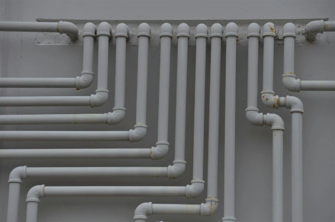 PPR pipework used for plumbing service